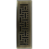 Wicker Style Antique Brass Registers